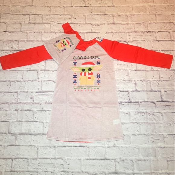 Jammies For Your Families Star Wars The Mandalorian Night Gown & Doll Set - Picture 2 of 3